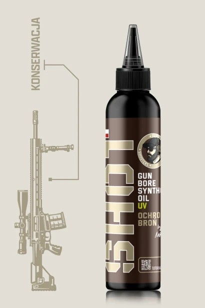 SHOT GUN BORE SYNTHGEL OIL UV CZYSZCZENIE BRONI KONSERWACJA BRONI KOSMETYKI DO BRONI.webp