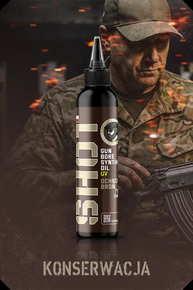 SHOT GUN BORE SYNTHGEL OIL UV CZYSZCZENIE BRONI KONSERWACJA BRONI KOSMETYKI DO BRONI
